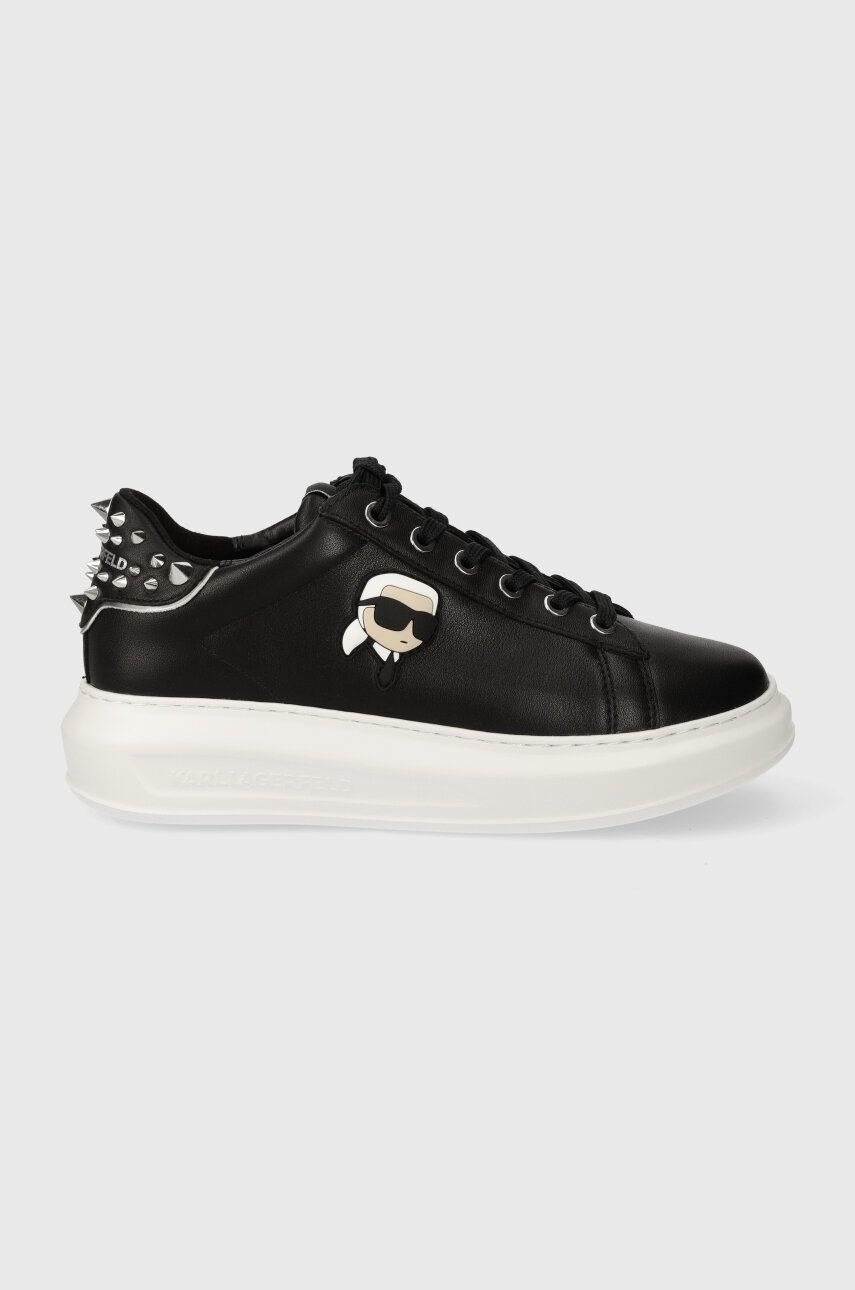 Karl Lagerfeld sneakers din piele KAPRI culoarea negru, KL62529N Karl Lagerfeld sneakers din piele KAPRI culoarea negru, KL62529N