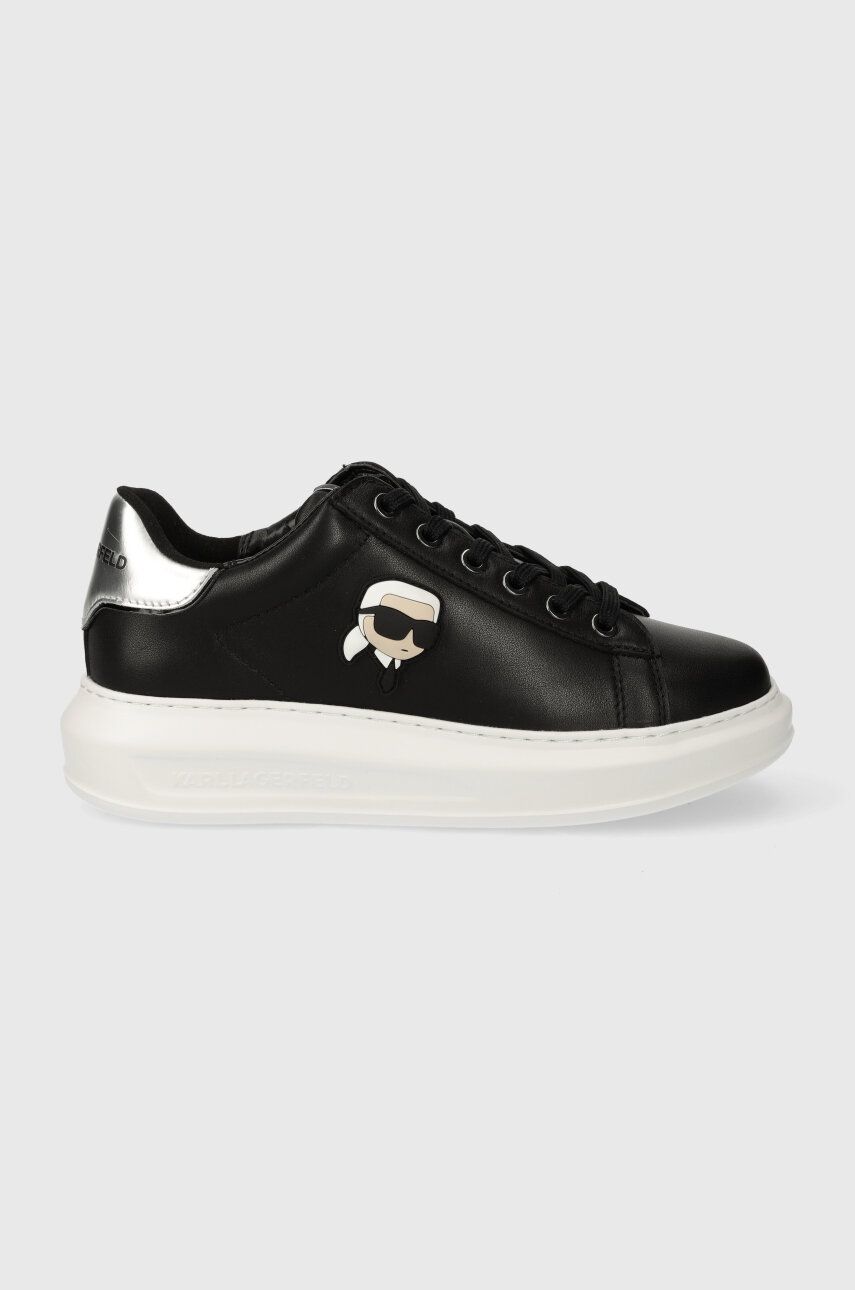 Karl Lagerfeld sneakers din piele KAPRI culoarea negru, KL62530N Karl Lagerfeld sneakers din piele KAPRI culoarea negru, KL62530N