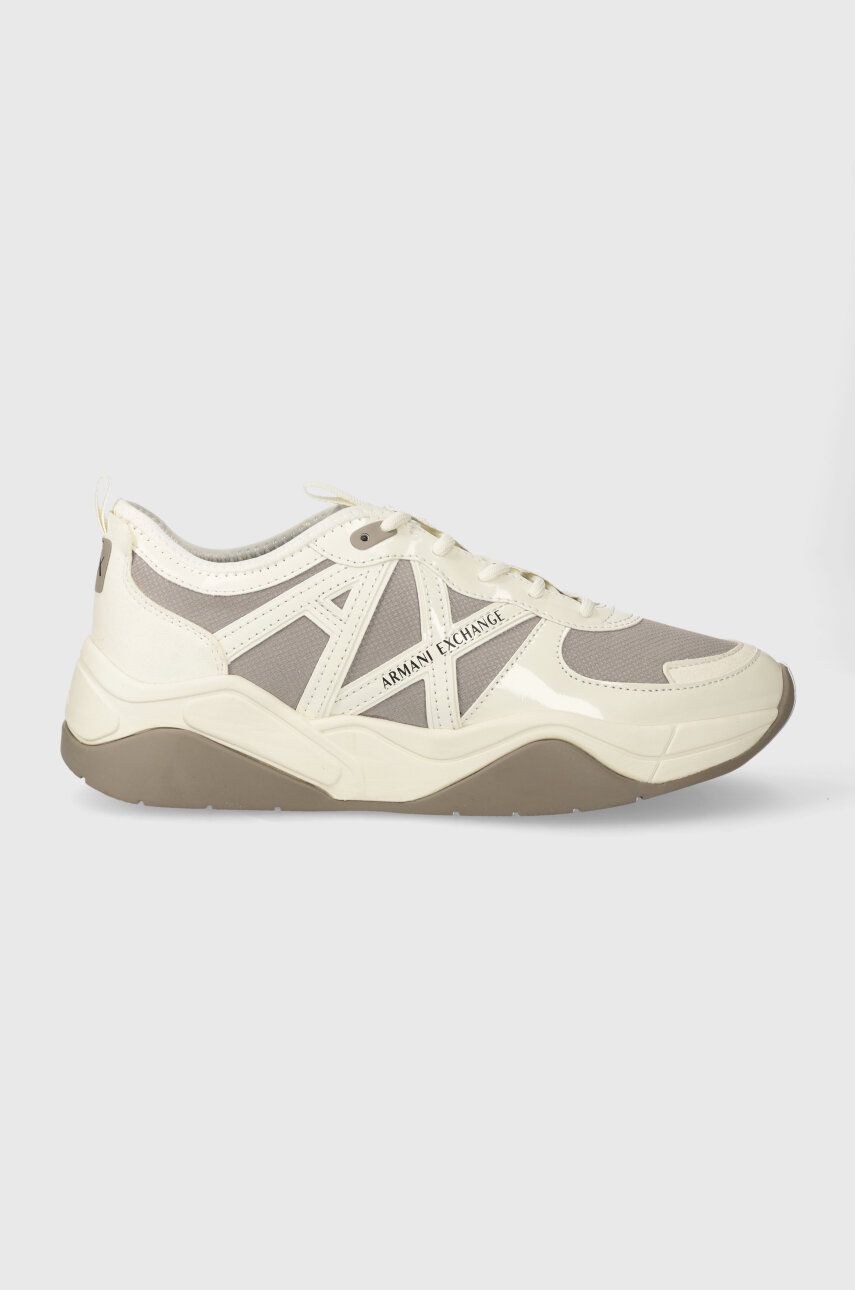 Armani Exchange sneakers culoarea bej, XDX039 XV311 S030 Armani Exchange sneakers culoarea bej, XDX039 XV311 S030