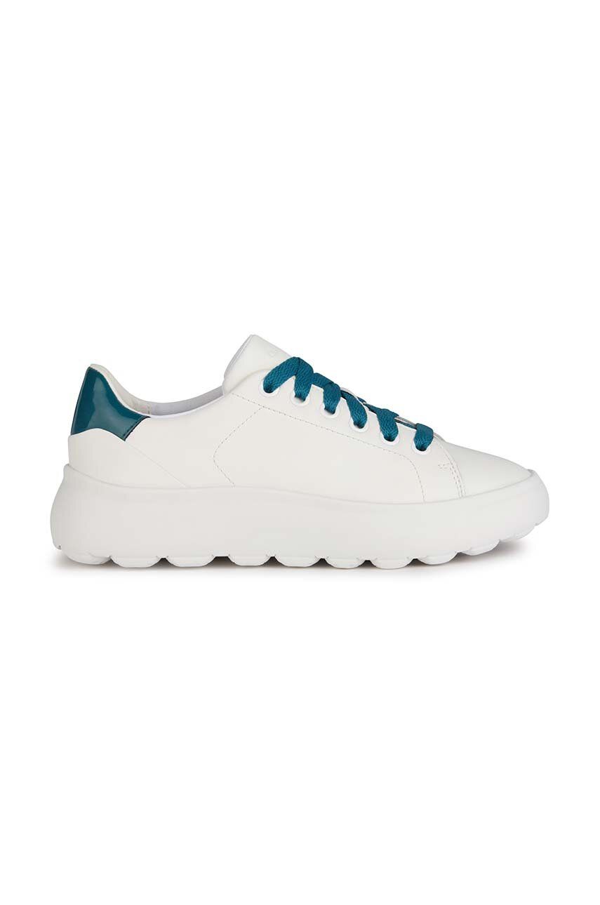 Geox sneakers din piele D SPHERICA EC4.1 B culoarea alb, D35TCB08502C1392 Geox sneakers din piele D SPHERICA EC4.1 B culoarea alb, D35TCB08502C1392
