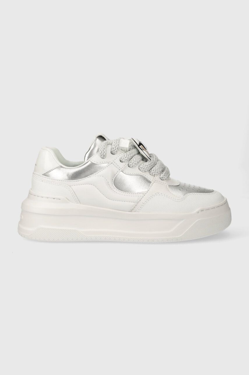 Karl Lagerfeld sneakers din piele KREW MAX culoarea alb, KL63324 Karl Lagerfeld sneakers din piele KREW MAX culoarea alb, KL63324