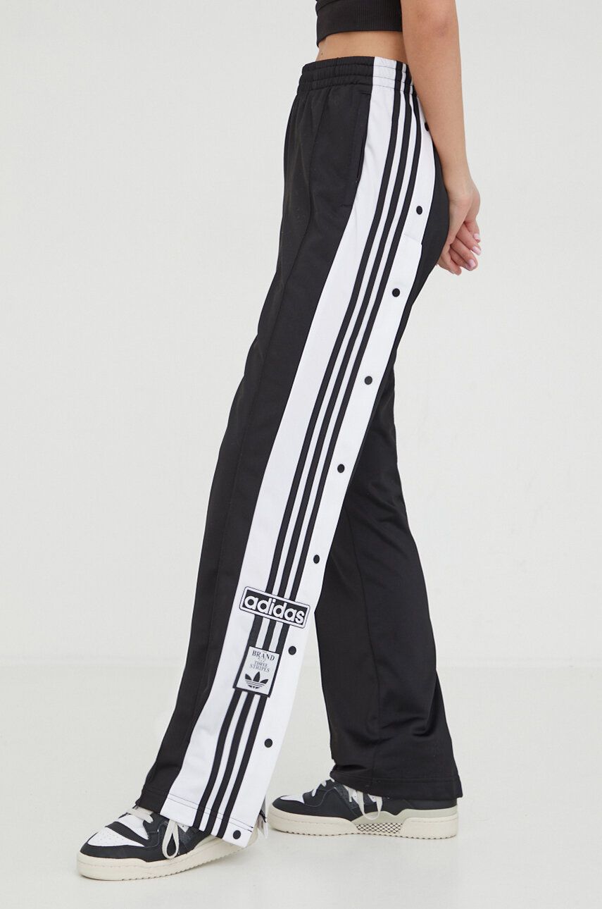 adidas Originals pantaloni de trening Adibreak culoarea negru, cu model, IU2519 adidas Originals pantaloni de trening Adibreak culoarea negru, cu model, IU2519