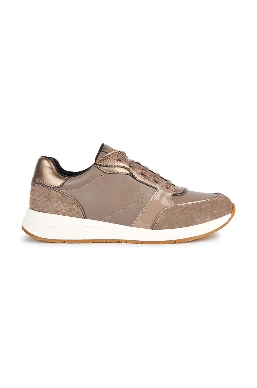 Geox sneakers din piele D BULMYA A culoarea bej, D36NQA054BSC6692 Geox sneakers din piele D BULMYA A culoarea bej, D36NQA054BSC6692