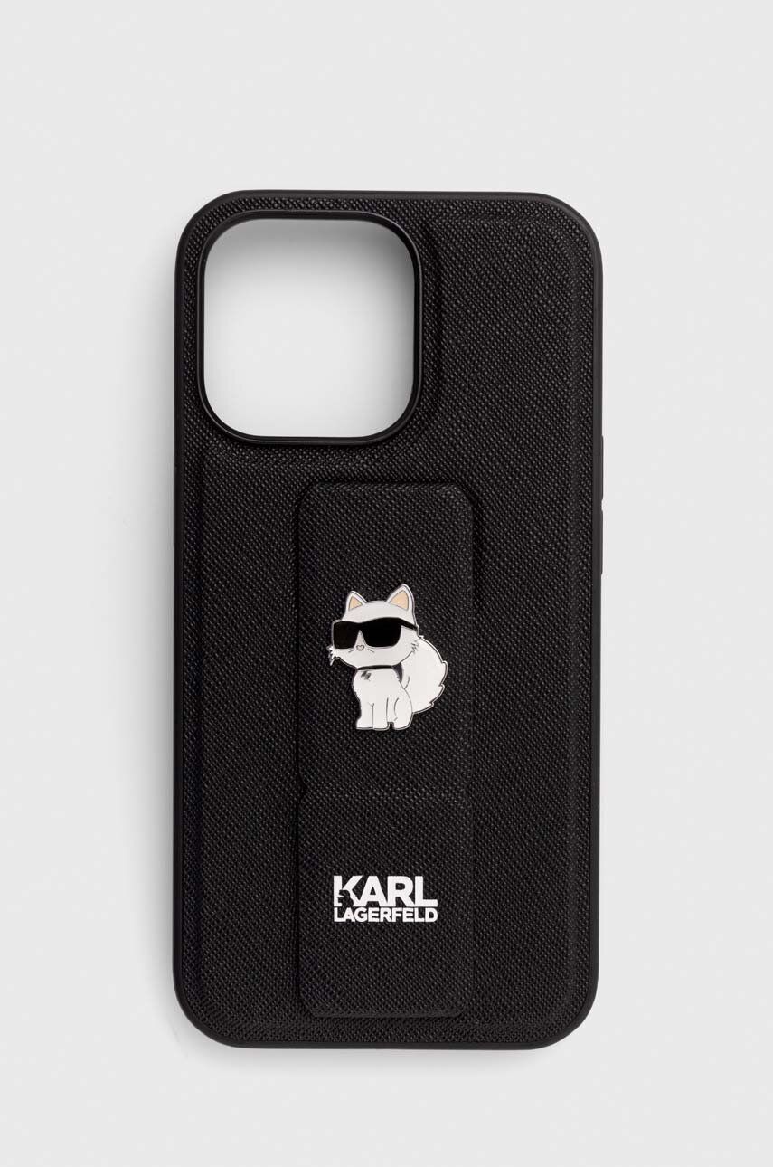 Karl Lagerfeld husă pentru telefon iPhone 13 Pro / 13 6.1'' culoarea negru Karl Lagerfeld husă pentru telefon iPhone 13 Pro / 13 6.1'' culoarea negru