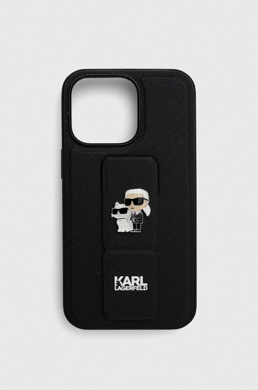 Karl Lagerfeld husă pentru telefon iPhone 13 Pro / 13 6.1'' culoarea negru Karl Lagerfeld husă pentru telefon iPhone 13 Pro / 13 6.1'' culoarea negru