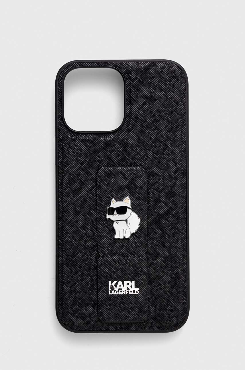Karl Lagerfeld husă pentru telefon iPhone 13 Pro Max 6.7'' culoarea negru Karl Lagerfeld husă pentru telefon iPhone 13 Pro Max 6.7'' culoarea negru