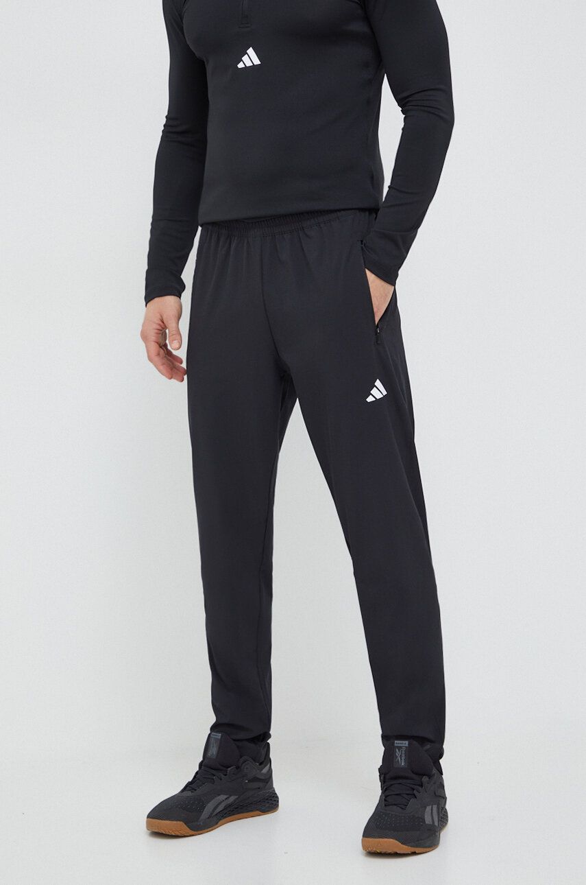 adidas Performance pantaloni de antrenament culoarea negru, uni IK9680 adidas Performance pantaloni de antrenament culoarea negru, uni IK9680