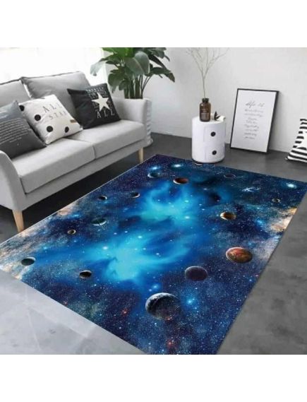 Covor Casa By Cova Design, 150x200 cm, Poliester, Print Digital, Spate Antiderapant Covor Casa By Cova Design, 150x200 cm, Poliester, Print Digital, Spate Antiderapant
