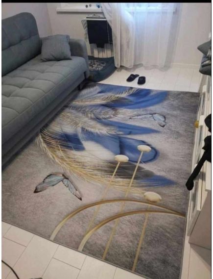 Covor Casa By Cova Design, 150x200 cm, Poliester, Print Digital, Spate Antiderapant Covor Casa By Cova Design, 150x200 cm, Poliester, Print Digital, Spate Antiderapant