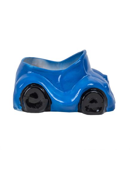 Decoratiune pentru gradina, din ceramica, masinuta cu suport pentru flori, lungime 26cm / EXT 10203_albastru Engros Decoratiune pentru gradina, din ceramica, masinuta cu suport pentru flori, lungime 26cm / EXT 10203_albastru Engros
