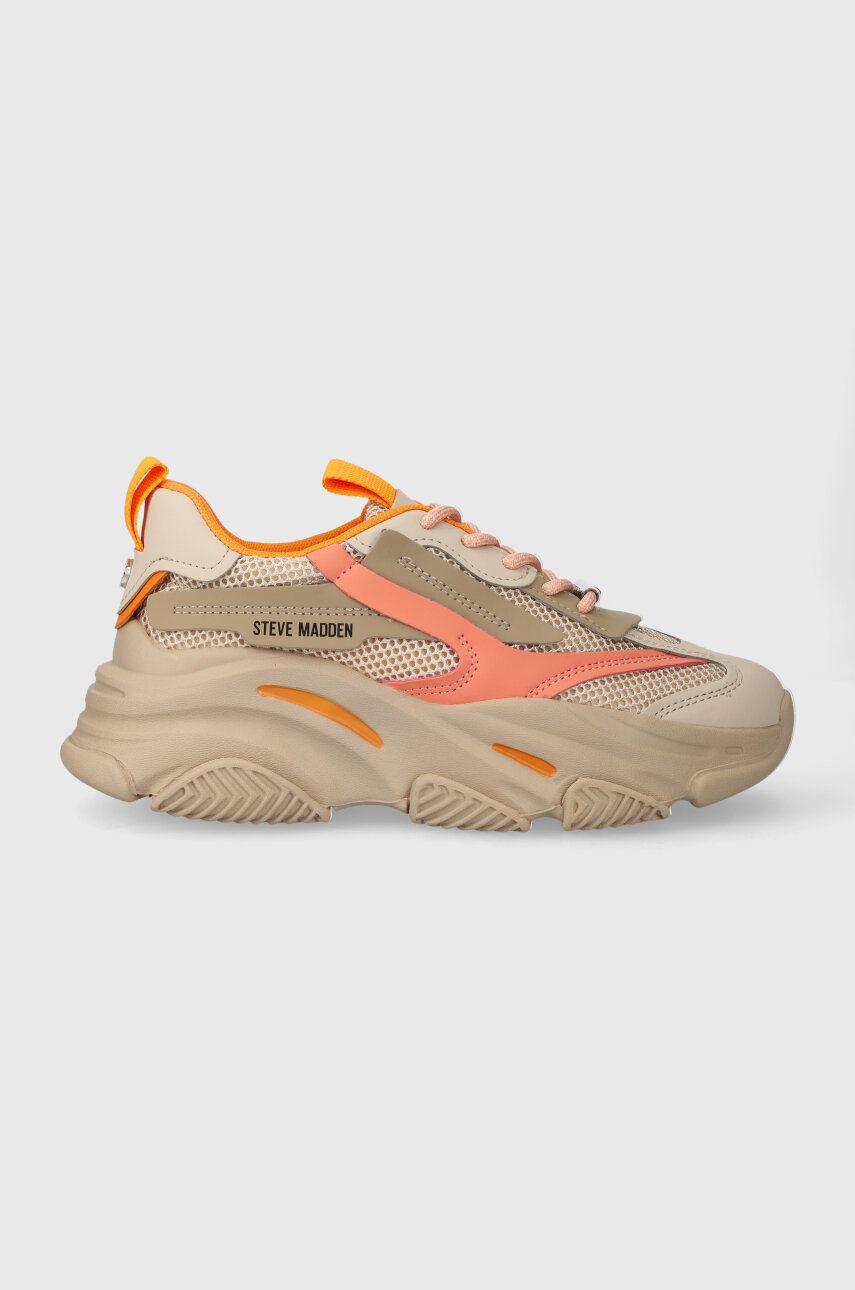 Steve Madden sneakers Possession-E culoarea bej, SM19000033 Steve Madden sneakers Possession-E culoarea bej, SM19000033