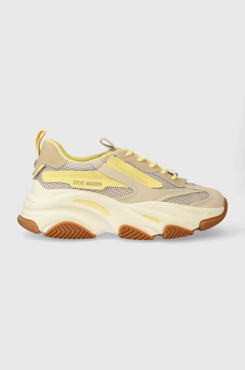 Steve Madden sneakers Possession-E culoarea bej, SM19000033 Steve Madden sneakers Possession-E culoarea bej, SM19000033