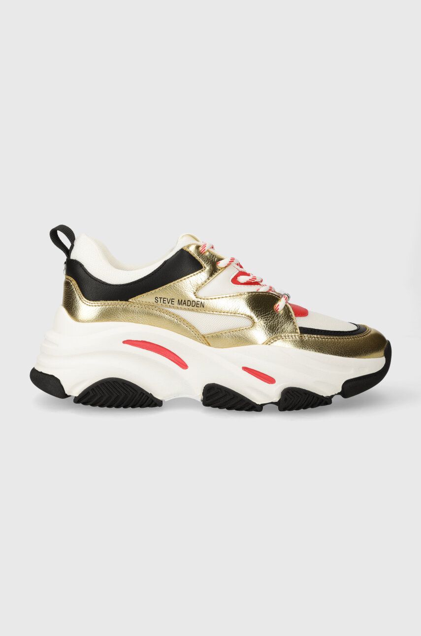 Steve Madden sneakers Progressive culoarea auriu, SM19000096 Steve Madden sneakers Progressive culoarea auriu, SM19000096