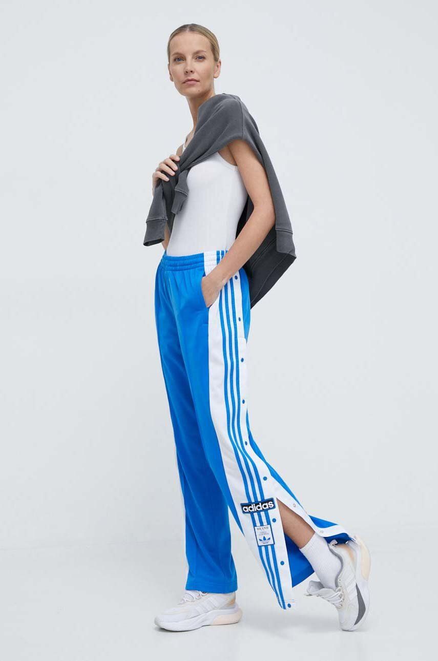 adidas Originals pantaloni de trening Adibreak Pant culoarea albastru, cu model, IP0615 adidas Originals pantaloni de trening Adibreak Pant culoarea albastru, cu model, IP0615