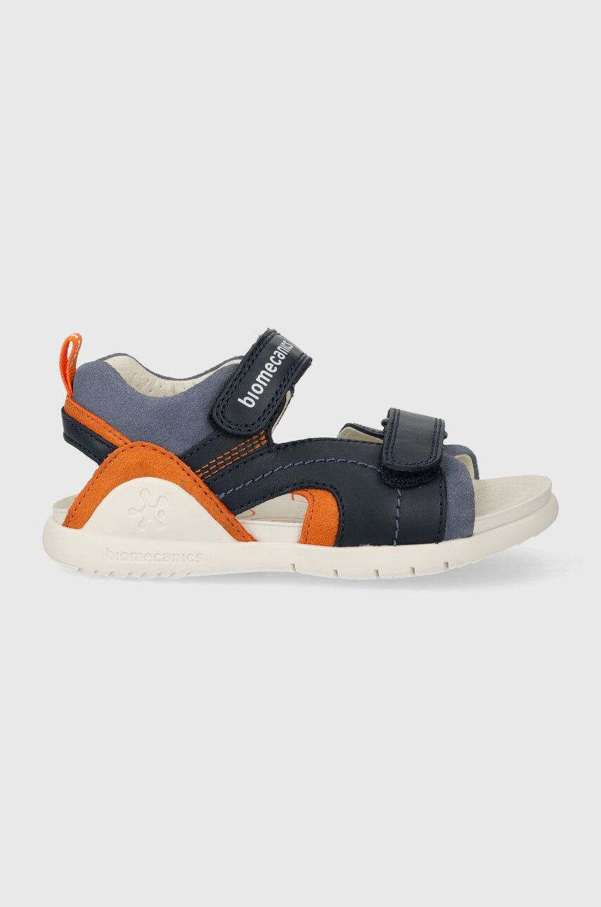 Biomecanics sandale din piele pentru copii culoarea albastru marin Biomecanics sandale din piele pentru copii culoarea albastru marin