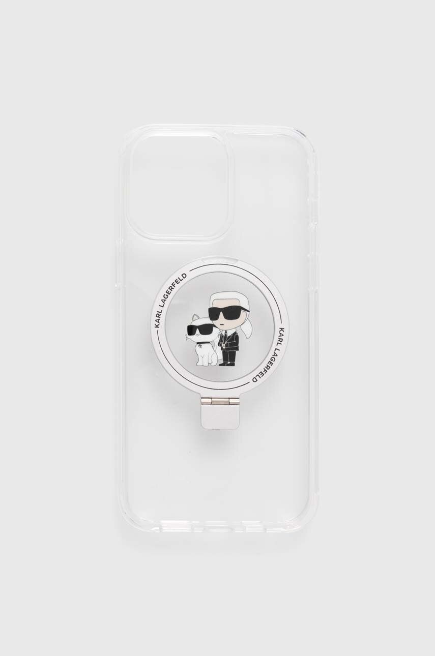 Karl Lagerfeld Husă pentru telefon iPhone 14 Pro Max 6.7" culoarea transparent Karl Lagerfeld Husă pentru telefon iPhone 14 Pro Max 6.7" culoarea transparent