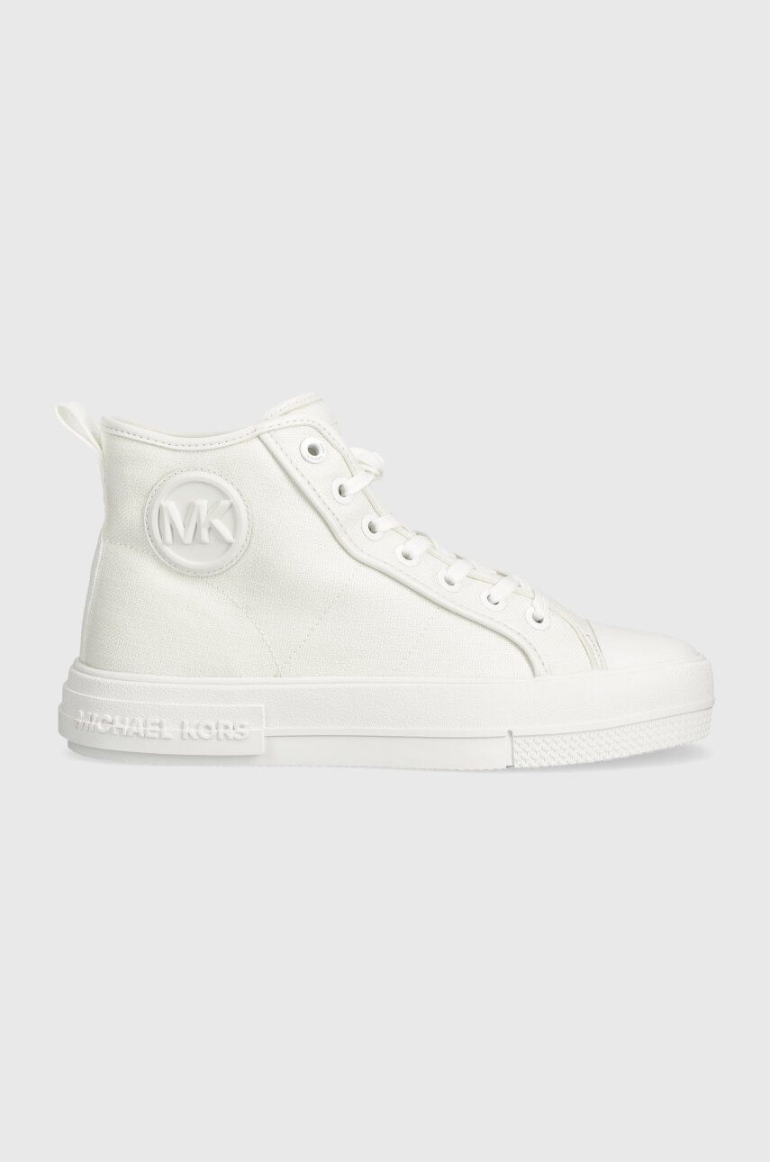 MICHAEL Michael Kors tenisi Evy femei, culoarea alb, 43R4EYFS4D MICHAEL Michael Kors tenisi Evy femei, culoarea alb, 43R4EYFS4D
