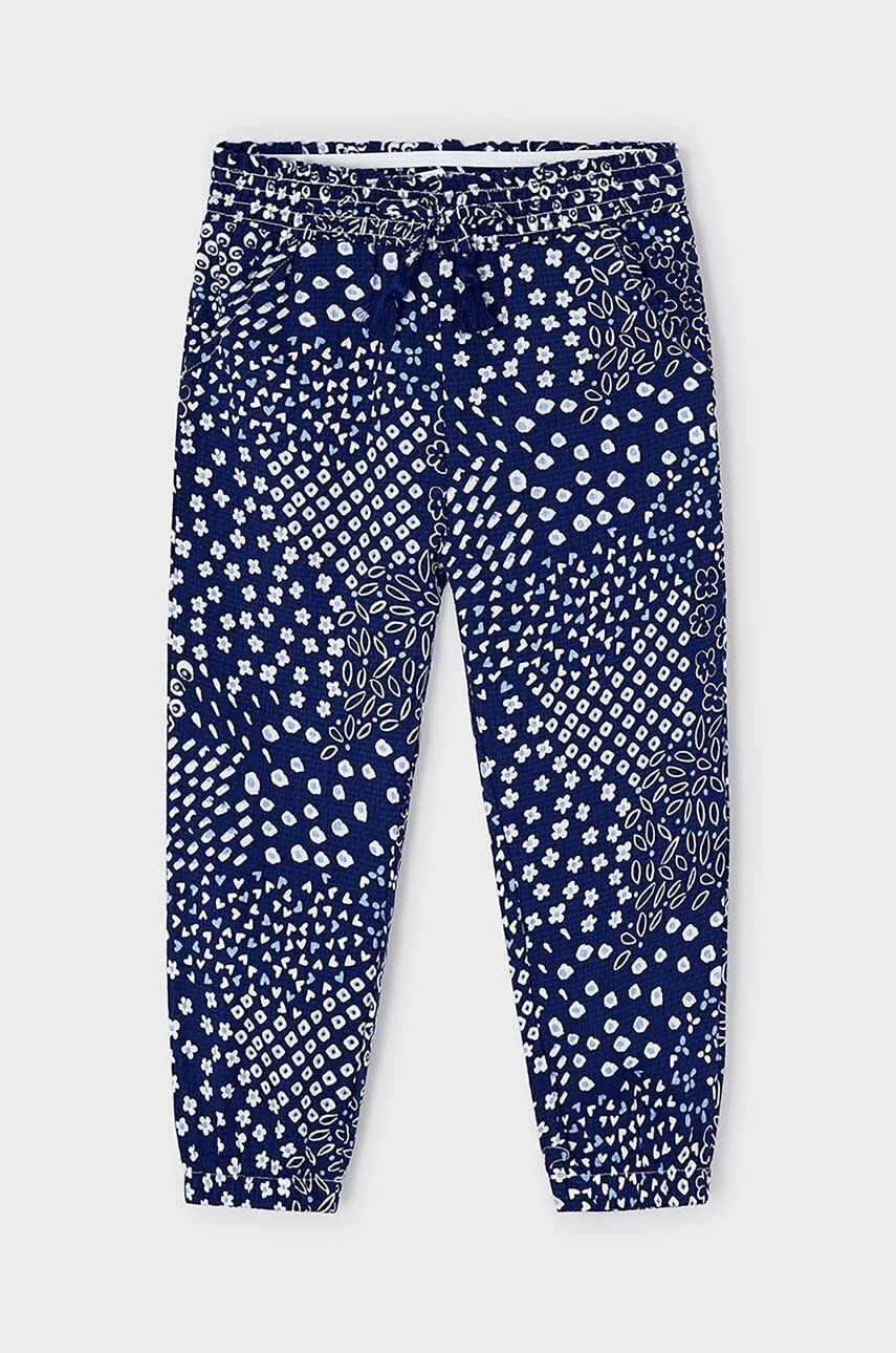 Mayoral pantaloni copii culoarea albastru marin, neted Mayoral pantaloni copii culoarea albastru marin, neted