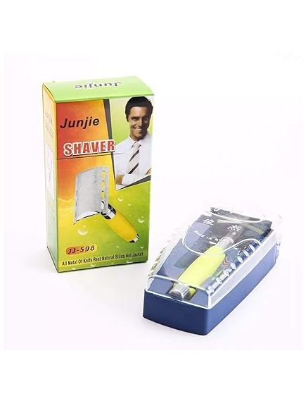 Aparat de ras Classic Safety Razor Cu Lame De Rezerva, Reutilizabil, Ecologic, Junjie Argintiu engros Aparat de ras Classic Safety Razor Cu Lame De Rezerva, Reutilizabil, Ecologic, Junjie Argintiu engros