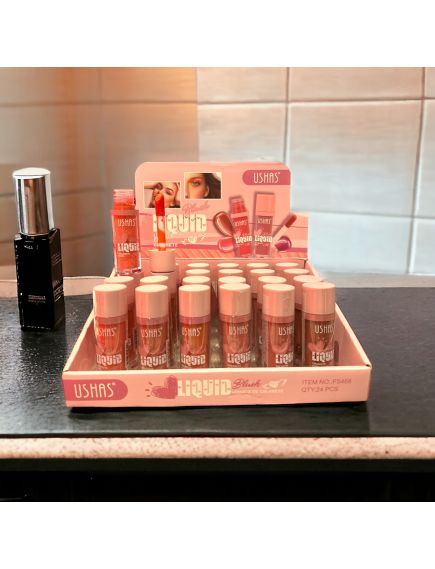 Blush/ fard lichid obraz+ochi engross USHAS 468/ aplicare pensula cu buretel Blush/ fard lichid obraz+ochi engross USHAS 468/ aplicare pensula cu buretel