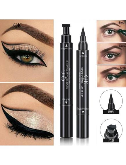 Tus cu stampila si eyeliner pentru ochi engross 2 Way Quick, rezistent la apa, negru Tus cu stampila si eyeliner pentru ochi engross 2 Way Quick, rezistent la apa, negru