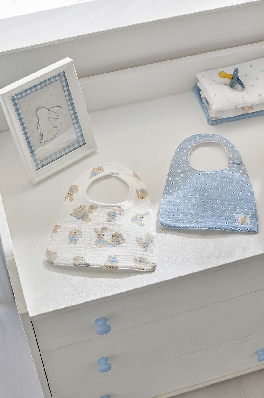 Mayoral Newborn bavetă reversibilă pentru copii 2-pack Mayoral Newborn bavetă reversibilă pentru copii 2-pack