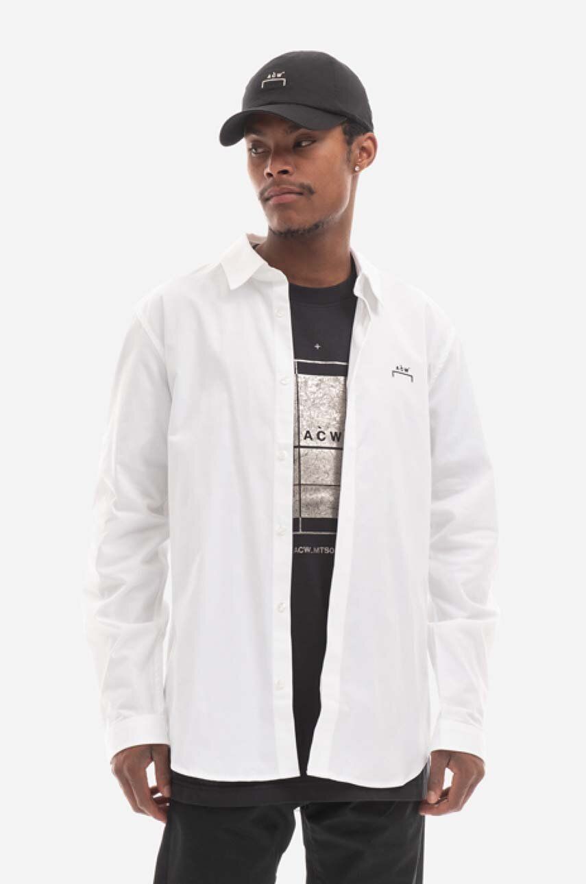 A-COLD-WALL* cămașă din bumbac Bracket Logo T-Shirt culoarea alb ACWMSH069-WHITE A-COLD-WALL* cămașă din bumbac Bracket Logo T-Shirt culoarea alb ACWMSH069-WHITE