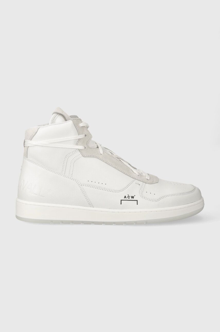 A-COLD-WALL* sneakers din piele LUOL HI top culoarea alb ACWUF085B A-COLD-WALL* sneakers din piele LUOL HI top culoarea alb ACWUF085B