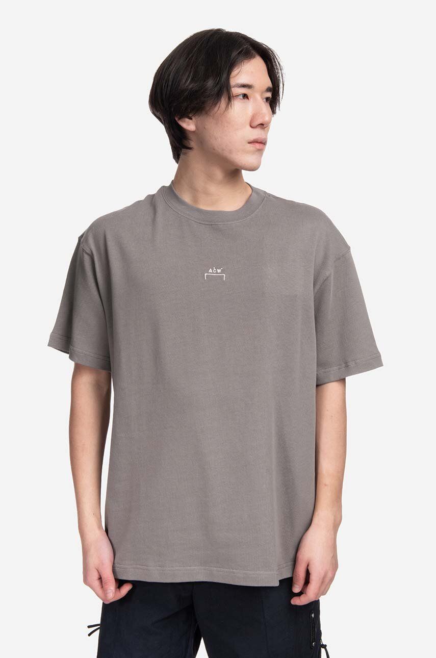 A-COLD-WALL* tricou din bumbac Essential T-Shirt culoarea gri, uni ACWMTS091-MIDGREY A-COLD-WALL* tricou din bumbac Essential T-Shirt culoarea gri, uni ACWMTS091-MIDGREY