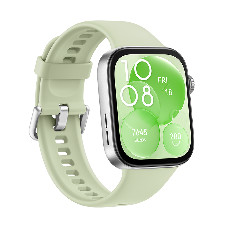 HUAWEI WATCH FIT 3 Green Fluoroelastomer Strap HUAWEI WATCH FIT 3 Green Fluoroelastomer Strap