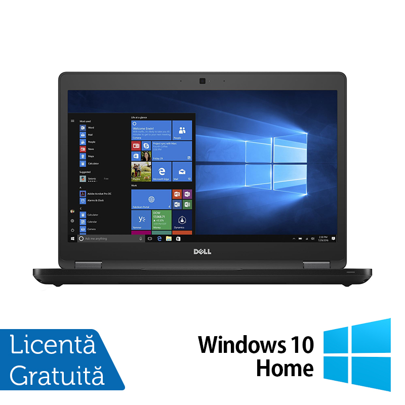 Laptop Refurbished DELL Latitude 5480, Intel Core i5-7200U 2.50GHz, 8GB DDR4, 480GB SSD, 14 Inch, Webcam + Windows 10 Home Laptop Refurbished DELL Latitude 5480, Intel Core i5-7200U 2.50GHz, 8GB DDR4, 480GB SSD, 14 Inch, Webcam + Windows 10 Home