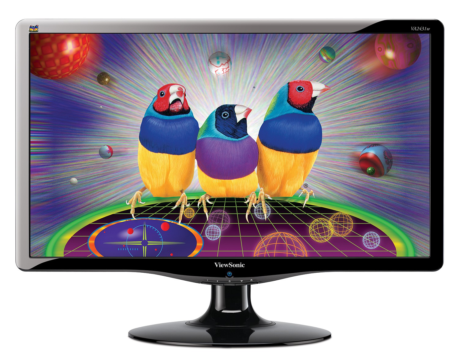 Monitor VIEWSONIC VA2431WM, 24 Inch Full HD LCD, VGA, DVI, Grad A- Monitor VIEWSONIC VA2431WM, 24 Inch Full HD LCD, VGA, DVI, Grad A-