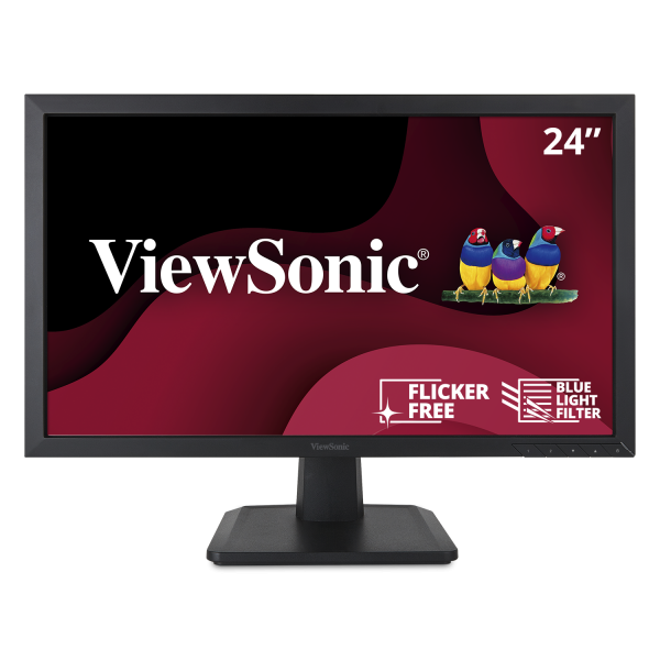Monitor VIEWSONIC VA2452, 24 Inch Full HD MVA, VGA, DVI, DisplayPort, Grad A- Monitor VIEWSONIC VA2452, 24 Inch Full HD MVA, VGA, DVI, DisplayPort, Grad A-