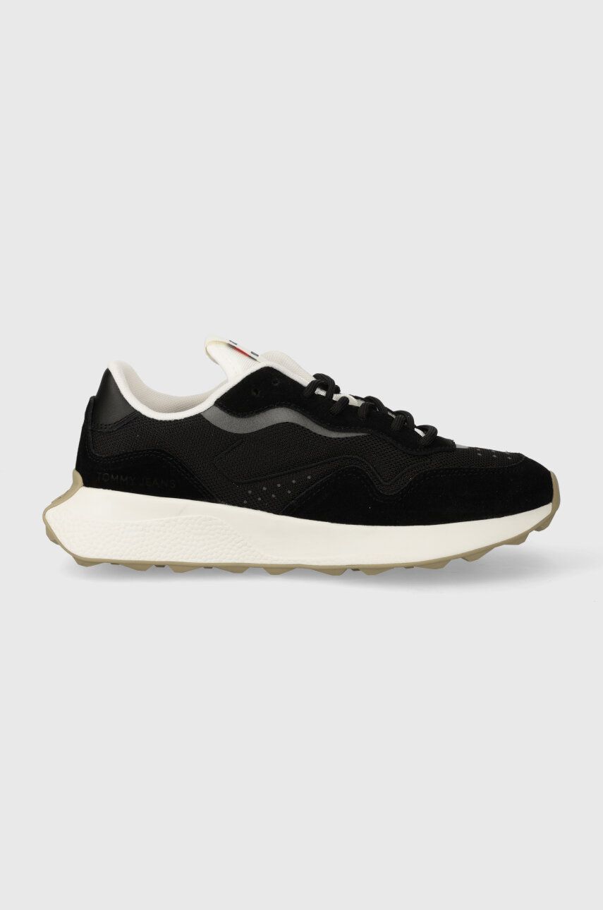 Tommy Jeans sneakers TJW RETRO RUNNER culoarea negru, EN0EN02491 Tommy Jeans sneakers TJW RETRO RUNNER culoarea negru, EN0EN02491