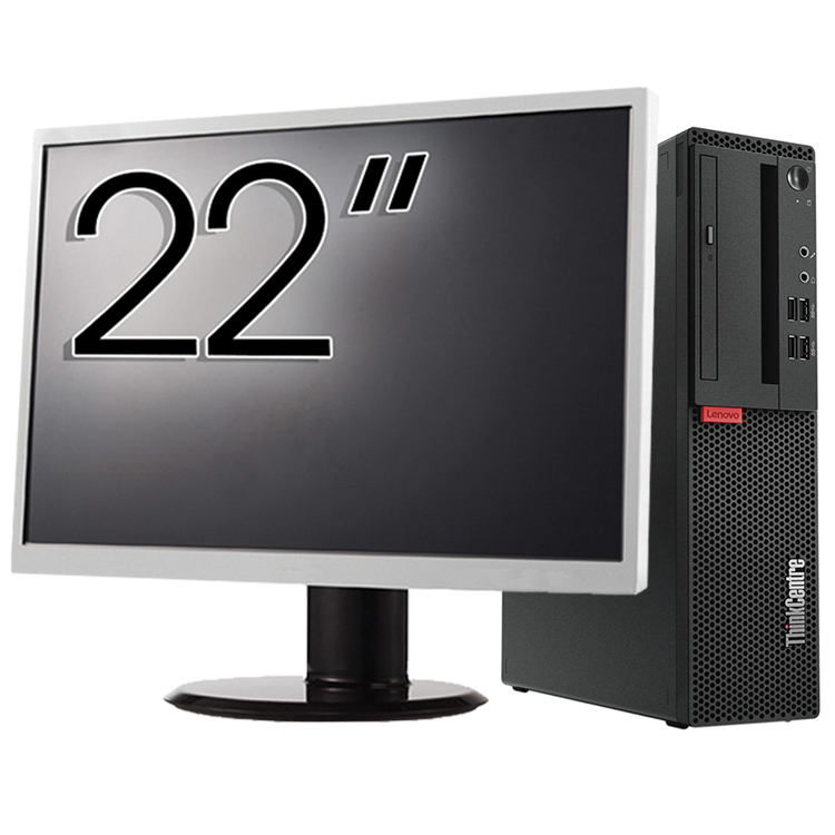 Pachet Second Hand Calculator Lenovo M710 SFF, Intel Core i3-6100 3.70GHz, 8GB DDR4, 256GB SSD + Monitor 22 Inch Pachet Second Hand Calculator Lenovo M710 SFF, Intel Core i3-6100 3.70GHz, 8GB DDR4, 256GB SSD + Monitor 22 Inch