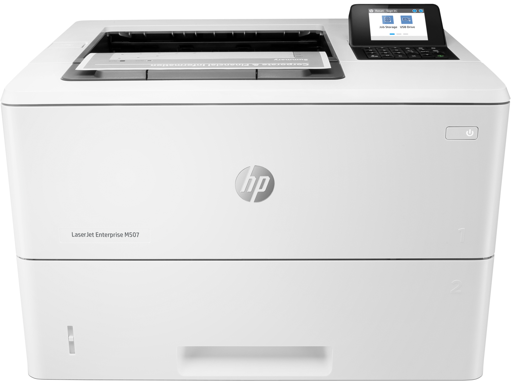 Imprimanta Second Hand Laser Monocrom HP LaserJet Enterprise M507dn, Duplex, A4, 43ppm, 1200 x 1200dpi, USB, Retea Imprimanta Second Hand Laser Monocrom HP LaserJet Enterprise M507dn, Duplex, A4, 43ppm, 1200 x 1200dpi, USB, Retea
