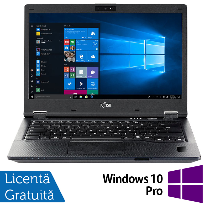 Laptop Refurbished Fujitsu LifeBook E549, Intel Core i5-8265U 1.60-3.90GHz, 8GB DDR4, 256GB SSD, 14 Inch Full HD, Webcam + Windows 10 Pro Laptop Refurbished Fujitsu LifeBook E549, Intel Core i5-8265U 1.60-3.90GHz, 8GB DDR4, 256GB SSD, 14 Inch Full HD, Webcam + Windows 10 Pro