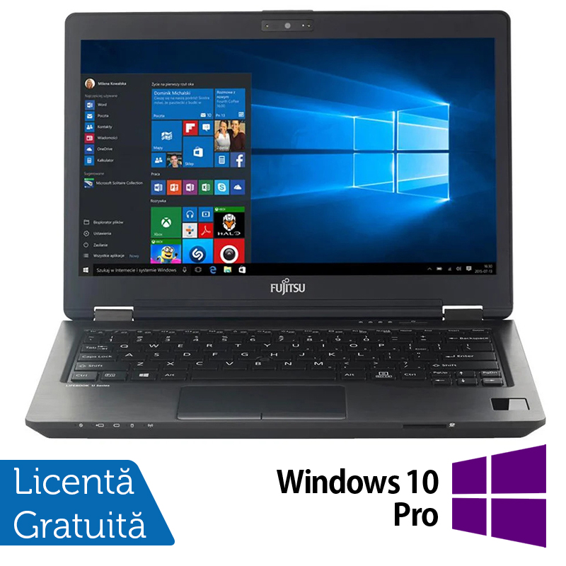 Laptop Refurbished Fujitsu LifeBook U728, Intel Core i5-8250U 1.60-3.40GHz, 8GB DDR4, 256GB SSD, 12.5 Inch Full HD, Webcam + Windows 10 Pro Laptop Refurbished Fujitsu LifeBook U728, Intel Core i5-8250U 1.60-3.40GHz, 8GB DDR4, 256GB SSD, 12.5 Inch Full HD, Webcam + Windows 10 Pro