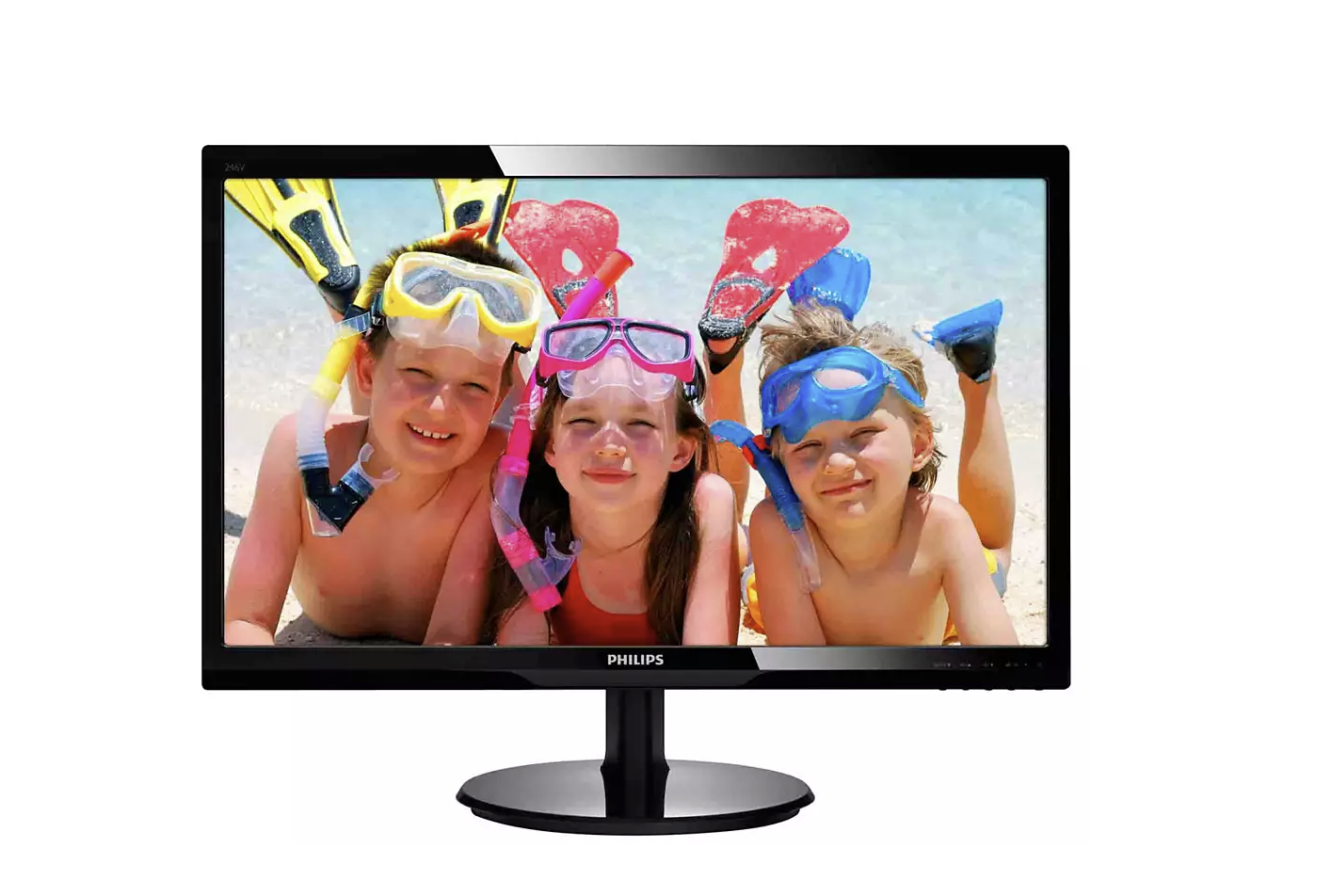 Monitor Refurbished PHILIPS 246V, 24 Inch LED, 1920 x 1080, VGA, HDMI, Widescreen Monitor Refurbished PHILIPS 246V, 24 Inch LED, 1920 x 1080, VGA, HDMI, Widescreen