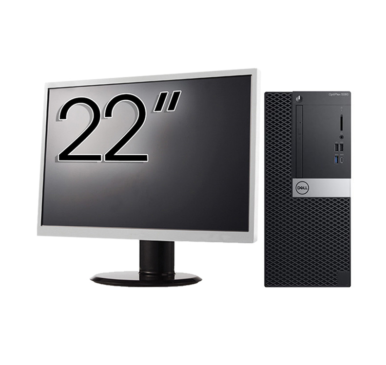 Pachet Calculator Second Hand DELL OptiPlex 5060 Tower, Intel Core i5-8400 2.80 - 4.00GHz, 8GB DDR4, 256GB SSD + Monitor 22 Inch Pachet Calculator Second Hand DELL OptiPlex 5060 Tower, Intel Core i5-8400 2.80 - 4.00GHz, 8GB DDR4, 256GB SSD + Monitor 22 Inch