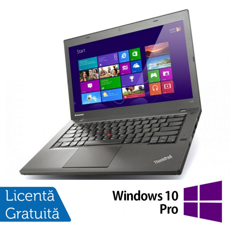 Laptop Refurbished Lenovo ThinkPad T440s, Intel Core i5-4210U 1.70-2.70GHz, 8GB DDR3, 256GB SSD, Webcam, 14 Inch HD + Windows 10 Pro Laptop Refurbished Lenovo ThinkPad T440s, Intel Core i5-4210U 1.70-2.70GHz, 8GB DDR3, 256GB SSD, Webcam, 14 Inch HD + Windows 10 Pro