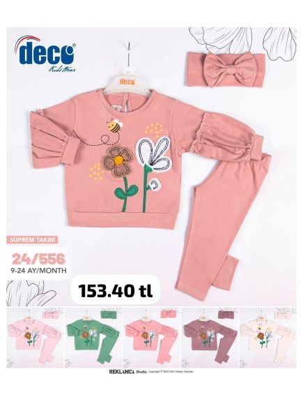 Compleu Engros pentru bebelusi, 2 piese, cu model imprimat + bentita Compleu Engros pentru bebelusi, 2 piese, cu model imprimat + bentita