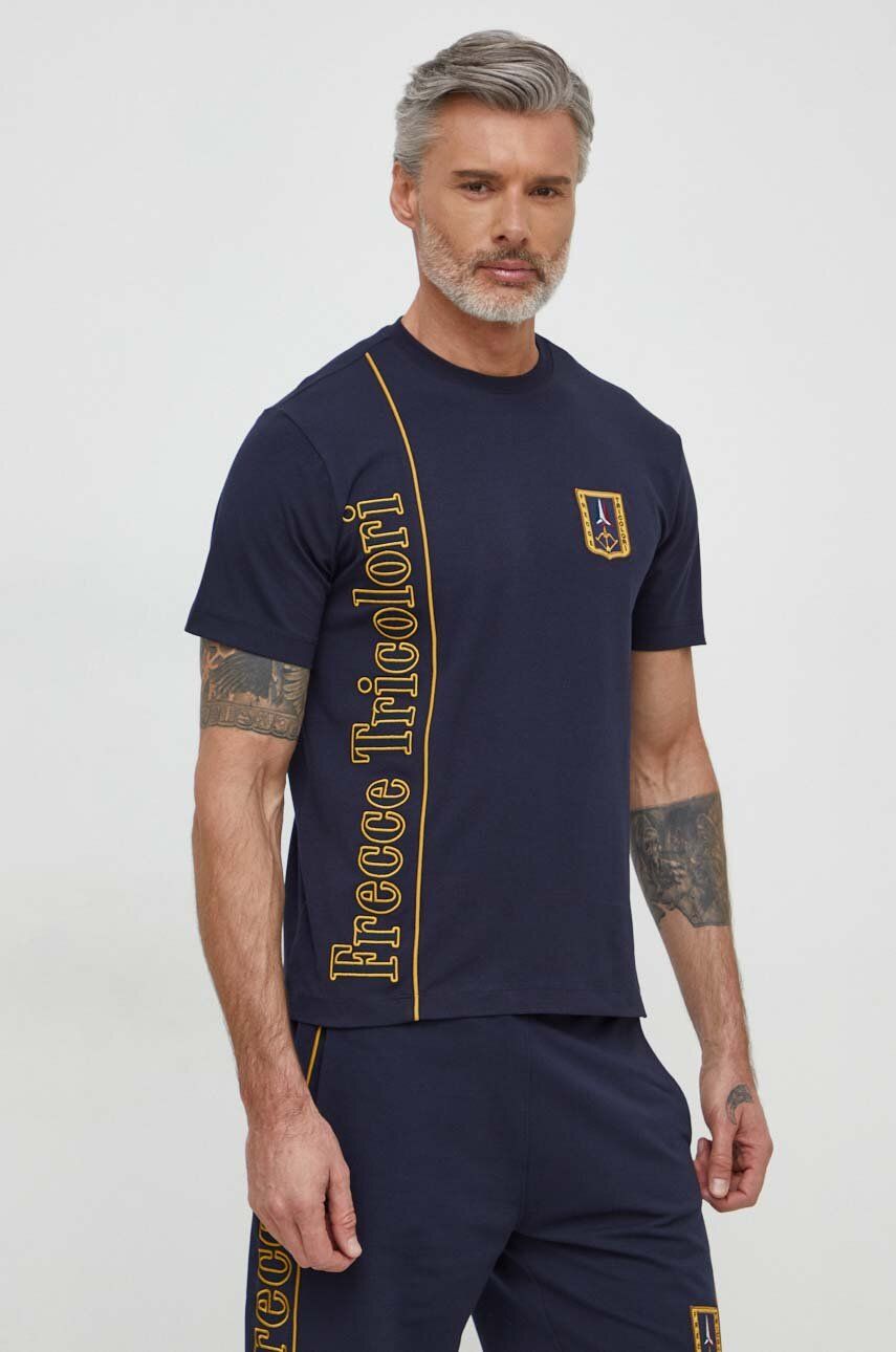Aeronautica Militare tricou barbati, culoarea albastru marin, cu imprimeu Aeronautica Militare tricou barbati, culoarea albastru marin, cu imprimeu