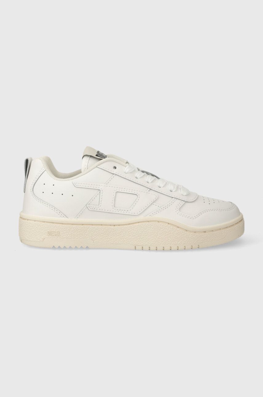 Diesel sneakers din piele S-Ukiyo V2 Low culoarea alb, Y03362-P5576-T1015 Diesel sneakers din piele S-Ukiyo V2 Low culoarea alb, Y03362-P5576-T1015