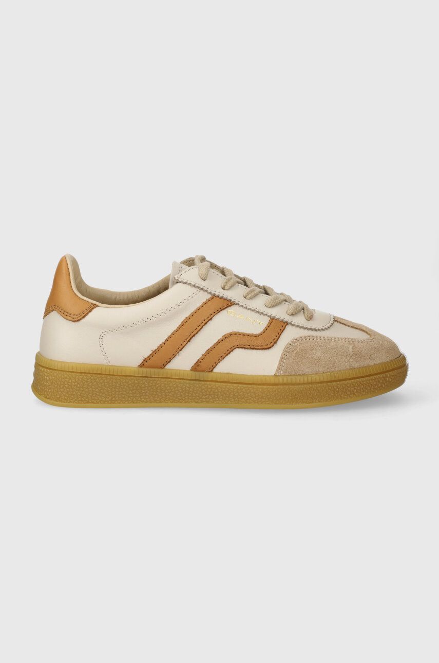 Gant sneakers din piele Cuzima culoarea bej, 28533549.G111 Gant sneakers din piele Cuzima culoarea bej, 28533549.G111