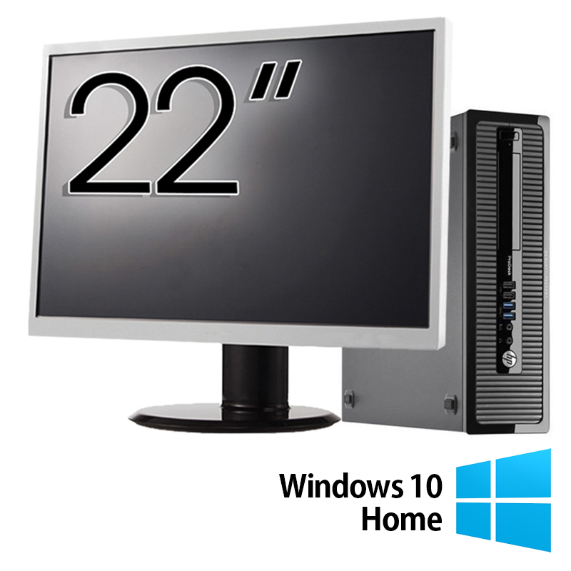 Pachet Calculator HP 400 G1 SFF, Intel Core i5-4570 3.20GHz, 8GB DDR3, 1TB SATA, DVD-RW + Monitor 22 Inch + Windows 10 Home Pachet Calculator HP 400 G1 SFF, Intel Core i5-4570 3.20GHz, 8GB DDR3, 1TB SATA, DVD-RW + Monitor 22 Inch + Windows 10 Home