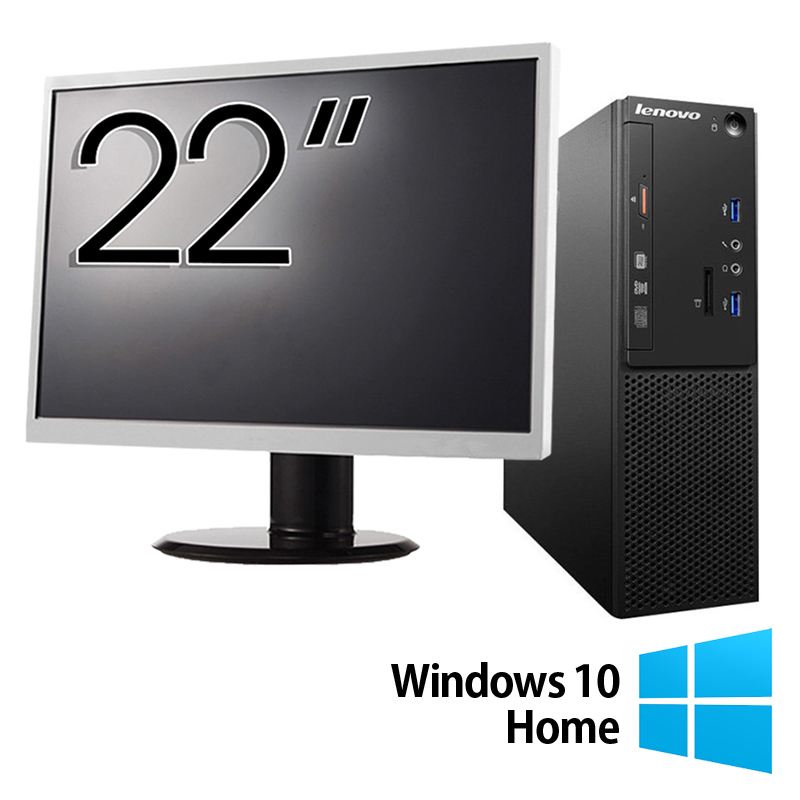 Pachet Refurbished Calculator Lenovo S510 SFF, Intel Core i7-6700 3.40GHz, 8GB DDR4, 256GB SSD + Monitor 22 Inch + Windows 10 Home Pachet Refurbished Calculator Lenovo S510 SFF, Intel Core i7-6700 3.40GHz, 8GB DDR4, 256GB SSD + Monitor 22 Inch + Windows 10 Home