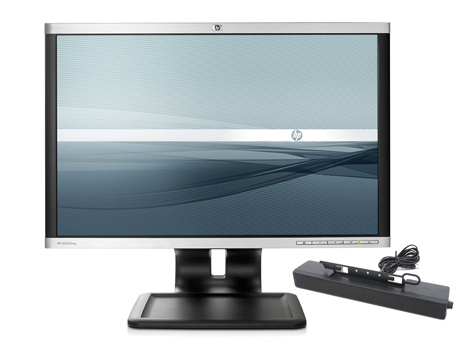 Pachet Second Hand Monitor HP LA2205wg, 22 Inch LCD, 1680 x 1050, VGA, DVI, Display Port, USB + SoundBar H-108 Pachet Second Hand Monitor HP LA2205wg, 22 Inch LCD, 1680 x 1050, VGA, DVI, Display Port, USB + SoundBar H-108