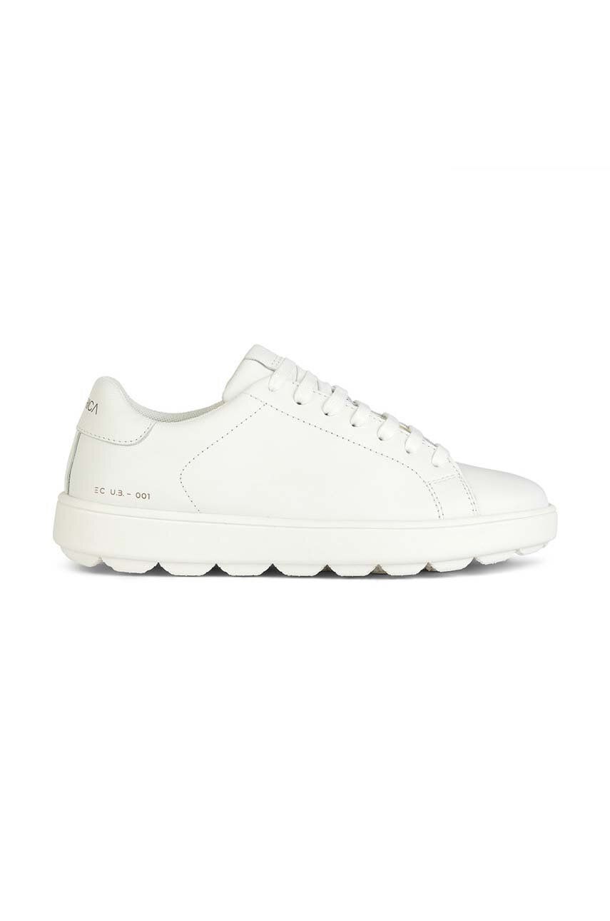Geox sneakers din piele D SPHERICA ECUB-1 culoarea alb, D45WEB 00085 C1000 Geox sneakers din piele D SPHERICA ECUB-1 culoarea alb, D45WEB 00085 C1000