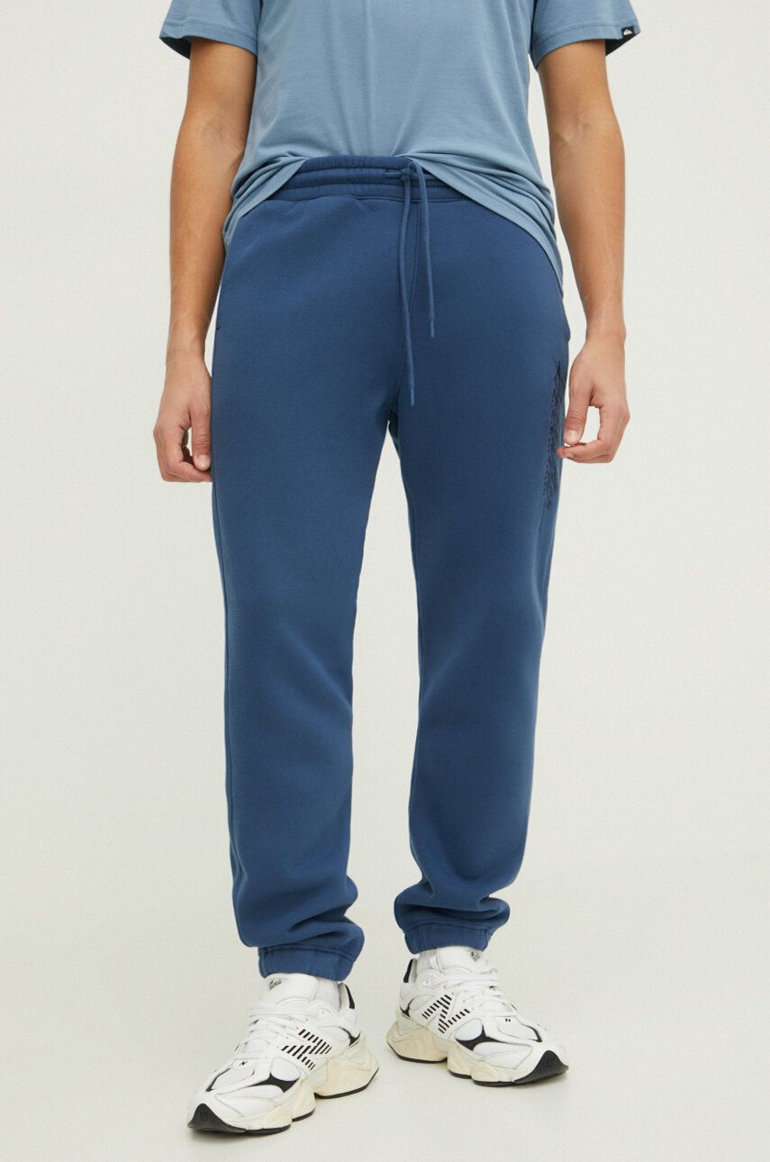 Hollister Co. pantaloni de trening culoarea albastru marin, cu imprimeu Hollister Co. pantaloni de trening culoarea albastru marin, cu imprimeu